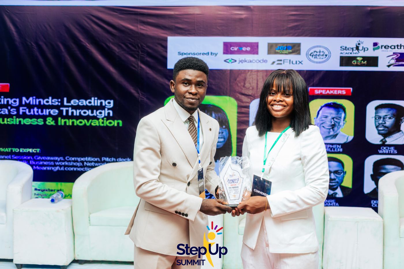 Presenting an Award of Honour