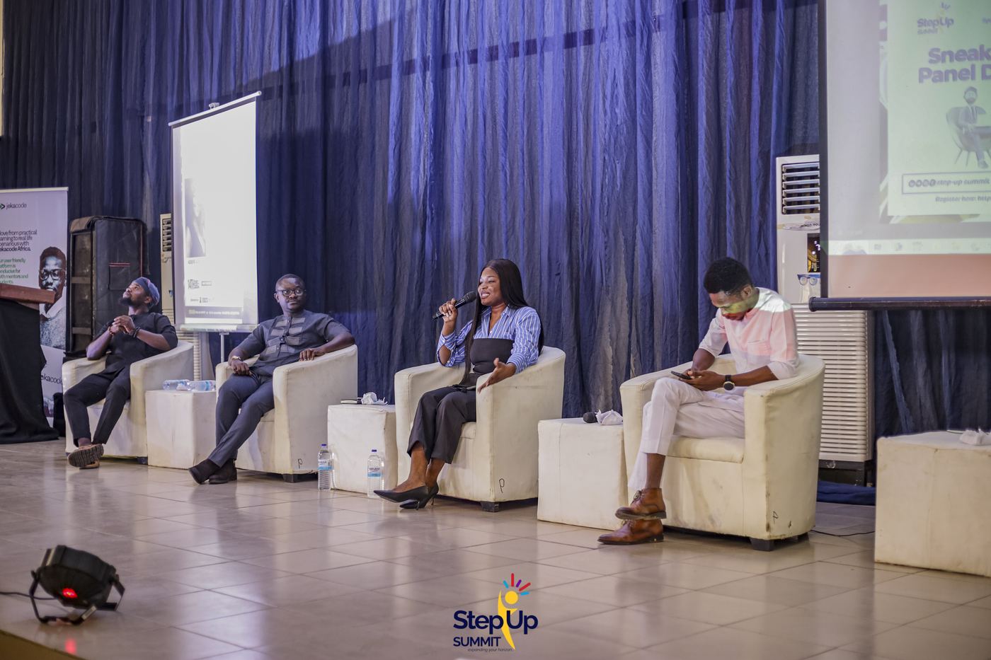 Panel discussion at Step-Up Summit